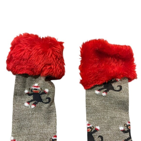 Christmas Stockings Bundle – Red/White Stripe & Monkey Theme - Picture 3 of 5